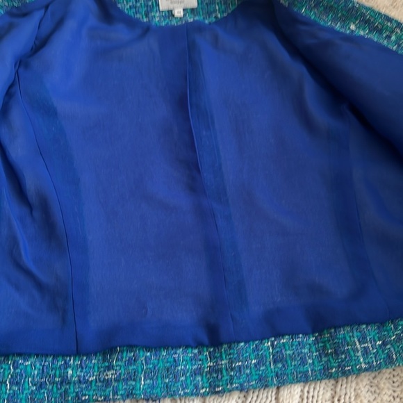 Zendra Vibrant Blue Fringe Trim Blazer - Picture 12 of 12